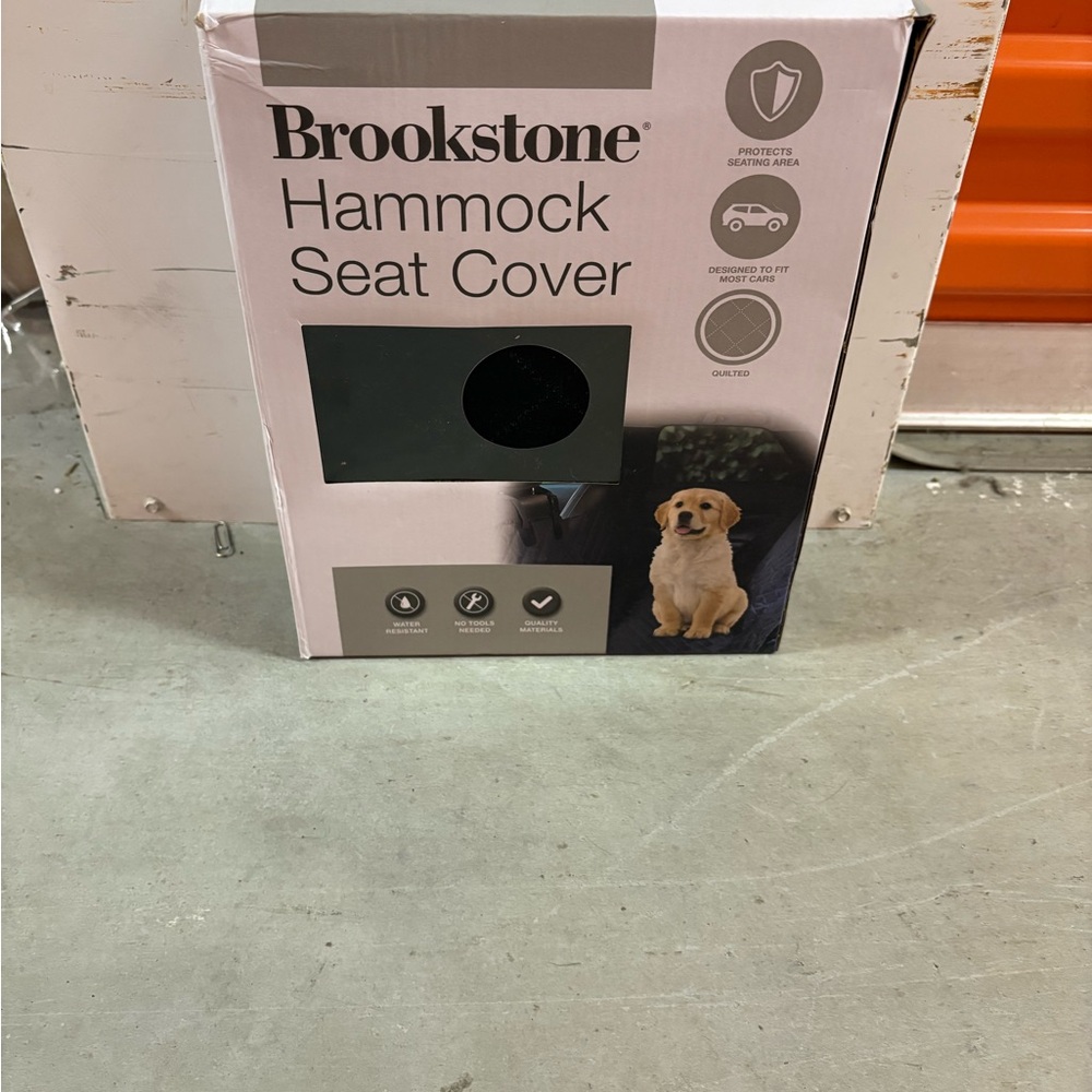 Brookstone Black Hammock Seat Cover